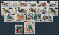 1983 Forgalmi, felülnyomott bélyegek Mi 477-495