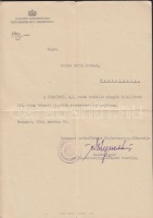 1943 Pestújhelyi körzeti jegyfiók vezetői kinevezés