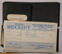 1920-30-as évek 6db különféle csekkfüzet, közte 'Mellon National Bank of Pittsburgh' + 'Delaware Trust Company' + 34db csekkszelvény
&lt;br/&gt;The 1920s-30s 6 cheque-booklets and cheques all 34 pieces