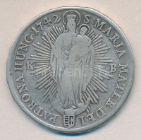 1742. Thaler 'Mária Terézia / Madonna' gyenge minőségű hamisítvány T:4