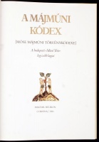 Scheiber Sándor (szerk.): A Májmúni kódex. Móse Májmúni és törvénykódexe. Bp., 1980, Magyar Helikon - Corvina. Kartonált papírkötésben, papír védőborítóval, karton mappában. Szép állapotban.