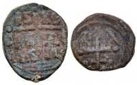 Bizánci Birodalom / Konstantinápoly? / III. Rómanosz 1028-1034. AE Follis (12,09g) + VII. Mikhaél 1071-1078. AE Follis (7,35g) T:3
Byzantine Empire / Constantinople? / Romanus III 1028-1034. AE Follis 'IC-XC / IS-XS BAS-ILE BAS-ILE'