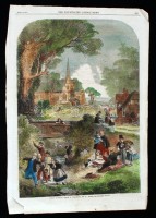 cca 1840-1910 Nagy metszet és nyomat tétel: kb 500 db különböző témájú sokszorosított grafika a XIX. sz végéről. Rengeteg városkép a világ minden tájáról, közte magyar városok is. Nagyrészt különböző kiadványokból