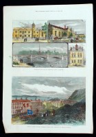 cca 1840-1910 Nagy metszet és nyomat tétel: kb 500 db különböző témájú sokszorosított grafika a XIX. sz végéről. Rengeteg városkép a világ minden tájáról, közte magyar városok is. Nagyrészt különböző kiadványokból