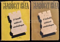 2 db sakkönyv: Maróczy Géza: A haladó sakkozó vezérkönyve. Bp., é.n. Pantheon. Kiadói papírborítékban  I-II.
