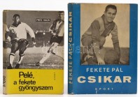 Vegyes könyvtétel, 4 db: Szepesi György: Gól! Góóóól! 200 Gól! Bp.,1961, Sport. Kiadói kissé kopott félvászon-kötés.Fekete Pál: Csikar. Bp.,1965, Sport. Kiadói félvászon-kötés, kiadói papír védőborítóban.