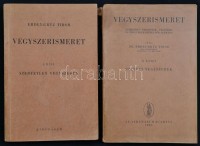 Erdey-Grúz Tibor: Vegyszerismeret. 1-2. köt. Bp., 1943, Athenaeum. Kicsit kopott, részben elváló papírkötésben, egyébként jó állapotban.