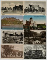 60 db magyar városképes lap az 50-es évekből / 60 Hungarian town-view postcards from 1950's