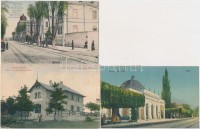 50 db régi magyar és történelmi magyar, közte néhány külföldi városképes lap / 50 pre-1945 Hungarian and Historical Hungarian, among them a few European town-view postcards