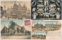47 db RÉGI külföldi városképes lap: északi államok, Hollandia, Belgium, Dánia / 47 pre-1945 European town-view postcards: Northern States, Netherland, Belgium, Denmark