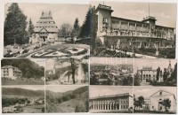 Kb. 82 db MODERN fekete-fehér magyar városképes lap az 50-es és 60-as évekből / Cca. 82 modern black and white Hungarian town-view postcards from the 50's and 60's
