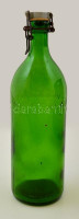 Régi vizespalack, 'Kristály' felirattal, hibátlan, porcelán dugóval, kb. 1 liter, m: 27cm