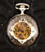 Heritage collection mechanikus zsebóra, eredeti dobozában, újszerű állapotban. Működik. / Mechanic pocket watch