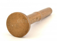 Nagyméretű bronz pecsényomó véset nélkül 18 cm