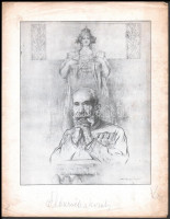 cca 1910 Pap Zoltán: Áldassék a király! ... A címlapon I. Ferenc Józsefet ábrázoló Basch Árpád által készített grafikával. Bp., Lengyel Lipót Zeneműnyomda. A címlapon ceruzás  írással.