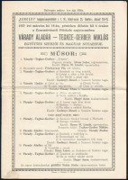 1927 Várady Aladár - Teghze Gerber Miklós nótaest programja