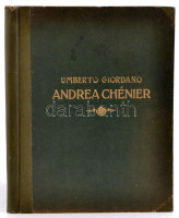 Giordano: Andrea Chénier zongoraátirata. kottafüzet