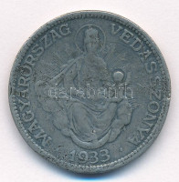 1933. 2P 'Madonna' korabeli fém hamisítvány T:2-,3