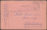 1917 Tábori posta levelezőlap / Field postcard 'K.u.k. Infanteriebataillon Nr. 2/60' + 'FP 368'