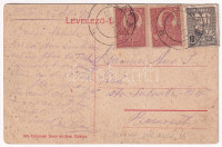 1921 Zalatna, Zlatna; Csizmásy-féle ház és üzlet. W.L. (?) 444. Csizmásy János saját kiadása / publisher's shop, street view (EB)