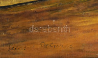 Olvashatatlan jelzéssel, magyar festű, működött a XX. sz. elején Sopron főtere. Olaj, vászon, keretben. 55x70 cm