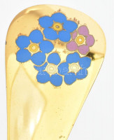 1983 Ezüst (Ag) Georg Jensen dán dísz villa , jelzett, h: 14 cm, nettó: 40, g Aranyozott, hibátlan