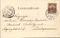 1901 Budapest XII. Zugliget, Laszlovszky-hegy, villák (ma Hunyad-orom). Jung Károly kiadása, Athenaeum rt. kőnyomása. Art Nouveau, litho (EK)