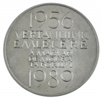 Csíkszentmihályi Róbert (1940-) 1989. '1956-1989 Vértanúink emlékére - MDF' kétoldalas alpakka emlékérem (42,5mm) T:UNC