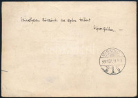 1936 Légi levelezőlap a miskolci bélyegkiállításról a révfülöpi cserkésztáborba, ismeretlen jelzéssel visszaküldve