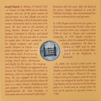 2009. 5Ft-200Ft 'Haydn' (6xklf) forgalmi sor + 'Joseph Haydn' Ag emlékérem (12g/0.999/29mm) T:PP Adamo FO43.3