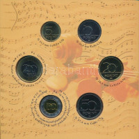 2009. 5Ft-200Ft 'Haydn' (6xklf) forgalmi sor + 'Joseph Haydn' Ag emlékérem (12g/0.999/29mm) T:PP Adamo FO43.3