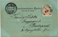 1899 (Vorläufer) Rogaska Slatina, Rohitsch-Sauerbrunn; Gesammtansicht / night (EK)