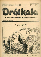 DRÓTKEFE A magyar közélet tréfás hetilapja, 5 db komplett, szép szám! judaika 1941.