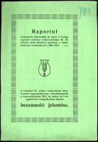 13. számú Román-Bánáti Határőrezred vagyonközösségének 1914 évi jelentése Karánsebes. 1915. 20l
