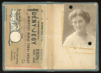 1926. Budai Torna Egylet, fényképes Idény jegy, szép darab!