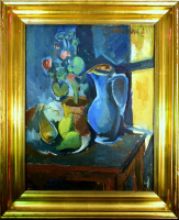 Csizmadia Zoltán (1933) CSENDÉLET KÉK KANCSÓVAL